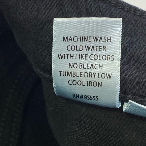 Pistola Teagan High Rise Twisted Jeans Womens Sz 27 Vinyl Black Slim Straight - Picture 9 of 12